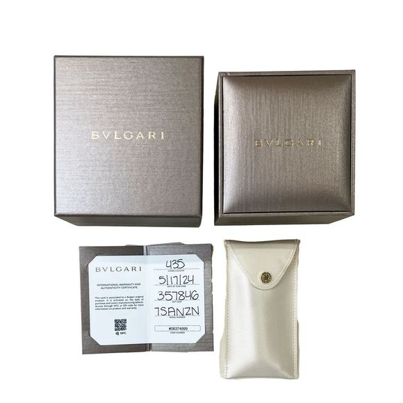 BVLGARI B.zero1 Bracelet in 18k White Gold 1.01 CTW - Picture 6 of 6